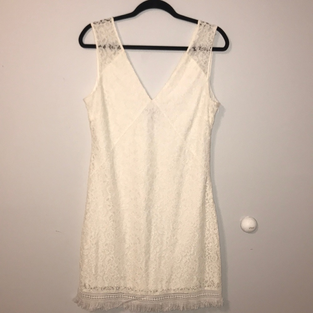 Lacy White Dress